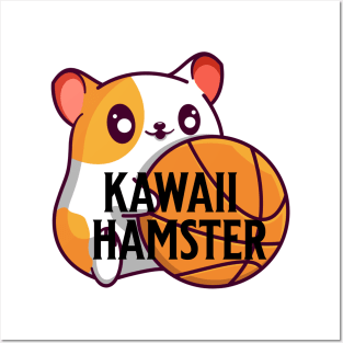 kawaii Hamster Posters and Art